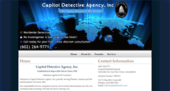 Desktop Screenshot of capitoldetective.com