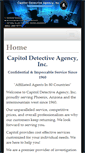 Mobile Screenshot of capitoldetective.com